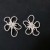 occidental style fashion exaggerating earrings  brilliant Rhinestone Irregular flower pendant earrings Earring
