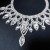 occidental style exaggerating Rhinestone necklace  fashion personality luxurious multilayer drop necklace brill