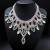 occidental style exaggerating Rhinestone necklace  fashion personality luxurious multilayer drop necklace brill