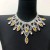 occidental style exaggerating Rhinestone necklace  fashion personality luxurious multilayer drop necklace brill