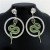 occidental style Earring fashion Round snake diamond earrings creative temperament ear stud lady gem