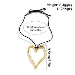 occidental style  exaggerating big love pendant necklace  fashion personality ..