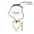 occidental style  exaggerating big love pendant necklace  fashion personality velvet woman