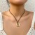 occidental style  exaggerating big love pendant necklace  fashion personality velvet woman