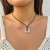 occidental style  exaggerating big love pendant necklace  fashion personality velvet woman