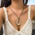 occidental style  exaggerating big love pendant necklace  fashion personality velvet woman