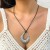 occidental style  exaggerating big love pendant necklace  fashion personality velvet woman