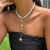 occidental style  wind Shells tassel multilayer necklace  starfish woman