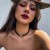 occidental style brief black Collar fashion geometry beads short style beads necklace