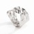 occidental style  fashion Metal surface bangle  personality hollow geometry opening