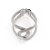occidental style  fashion Metal surface bangle  personality hollow geometry opening