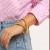 occidental style  brief punk Metal bangle  personality bracelet woman