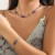 occidental style fashion blue eyes retro beadsnecklace ethnic style Bohemia lady necklace