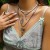occidental style ethnic style retro Life tree set all-Purpose woman tree wind buckle necklace