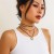 occidental style black rope samll love punk personality retro Collar velvet necklace