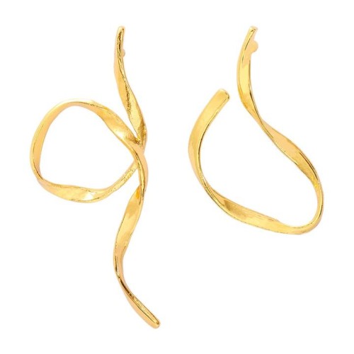 ear stud occidental style wind fine fashion cirque Earring temperament retro brief asymmetry ear stud