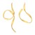 ear stud occidental style wind fine fashion cirque Earring temperament retro brief asymmetry ear stud