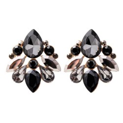occidental style flowers Modeling ear stud woman earrings personality color Al..