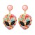 occidental style creative cartoon PearlE earrings Earring personality pendant