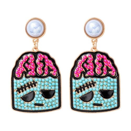 occidental style creative cartoon lovely samll Pearl earrings Earring