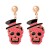 occidental style creative cartoon lovely samll Pearl earrings skull Earring