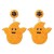 occidental style creative cartoon lovely samll Pearl earrings Earring