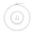  bride sweater chain chain diamond Artificial Pearl necklace ear stud bracelet set