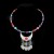  ethnic style Collar necklace  handmade imitate silver necklace Collar  Beads Leaf tassel head