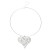 occidental style  exaggerating retro hollow love rose lady temperament short style necklace Colla