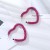occidental style heart-shaped earrings woman fashion opening fully-jewelled heart-shapedearrings