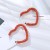 occidental style heart-shaped earrings woman fashion opening fully-jewelled heart-shapedearrings