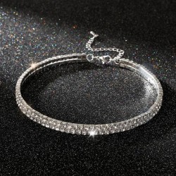  occidental style chain Collar fashion circle married necklace fully-jewelled ..