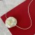  retro pure wind handmade surface rose necklace leather belt clavicle chain Collar woman
