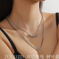  occidental style fashion brief temperament all-Purpose stainless steel chain ..