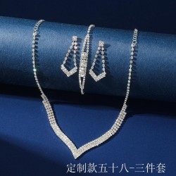 occidental style fashion claw chain series Rhinestone fully-jewelled necklace ..