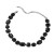 bronze necklace occidental style lady multilayer geometry fully-jewelled banquetnecklace
