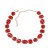 bronze necklace occidental style lady multilayer geometry fully-jewelled banquetnecklace