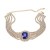 bronze necklace occidental style exaggerating woman square Rhinestone fully-jewelled banquet chainnecklace