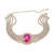 bronze necklace occidental style exaggerating woman square Rhinestone fully-jewelled banquet chainnecklace