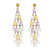 fashion tassel earrings occidental style Earring woman multilayer drop resin Bohemia