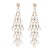 fashion tassel earrings occidental style Earring woman multilayer drop resin Bohemia