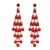 fashion tassel earrings occidental style Earring woman multilayer drop resin Bohemia