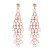 fashion tassel earrings occidental style Earring woman multilayer drop resin Bohemia