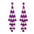 fashion tassel earrings occidental style Earring woman multilayer drop resin Bohemia