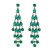 fashion tassel earrings occidental style Earring woman multilayer drop resin Bohemia