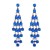 fashion tassel earrings occidental style Earring woman multilayer drop resin Bohemia