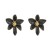  enamel earrings flowers ear stud woman fashion occidental style wind Alloy flowers Earringearrings