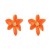  enamel earrings flowers ear stud woman fashion occidental style wind Alloy flowers Earringearrings