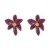 enamel earrings flowers ear stud woman fashion occidental style wind Alloy flowers Earringearrings