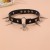  occidental style leather chain spider woman necklace